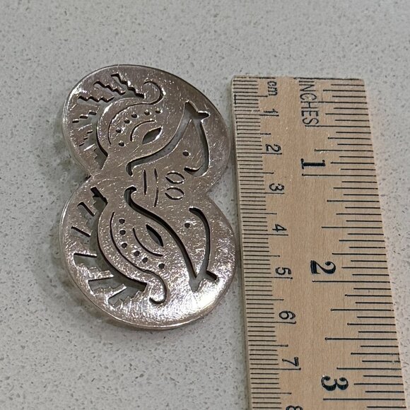 TAXCO 925 STERLING SILVER Pendant BROOCH - Picture 6 of 12